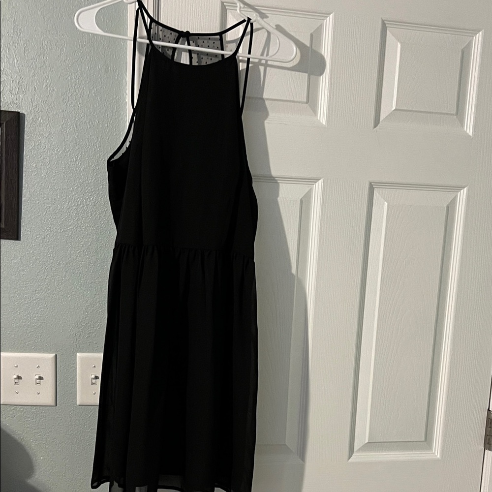 Charming Charlie Black Backless Dress